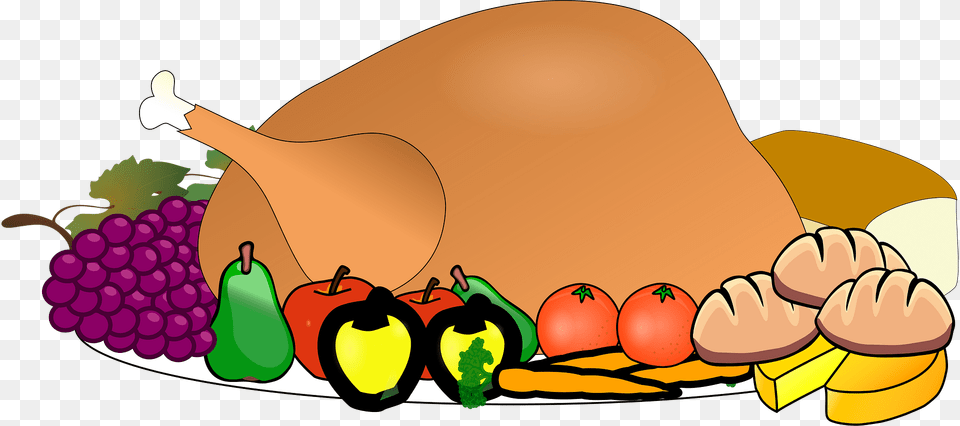 Turkey Clipart, Dinner, Food, Meal, Roast Png Image