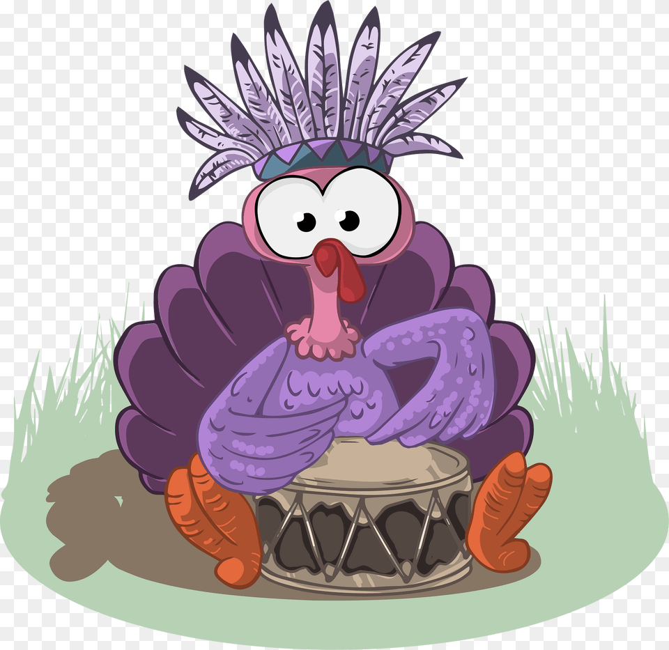 Turkey Clipart, Purple, Book, Comics, Publication Free Png Download