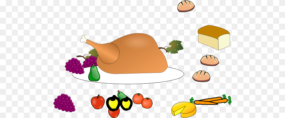Turkey Dinner Clipart For Web, Food, Meal, Roast, Lunch Free Png Download