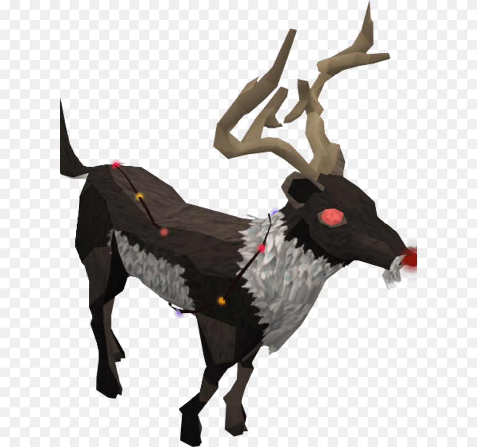 Turkey Drumstick Reindeer, Person, Animal, Deer, Mammal Free Png