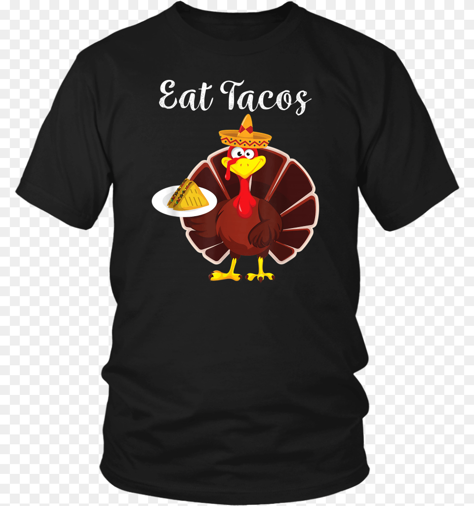 Turkey Eat Tacos Funny Mexican Sombrero Thanksgiving Mexican Turkey Taco Funny, Clothing, Shirt, T-shirt Png Image