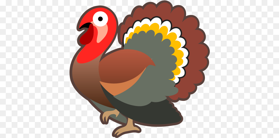 Turkey Emoji Turkey Emoji, Animal, Bird, Beak, Fowl Free Png Download
