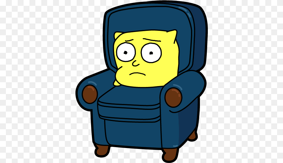 Turkey Face And Butt Clipart Royalty Pocket Mortys Chair Morty, Furniture, Armchair, Mammal, Animal Free Png
