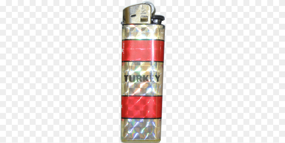 Turkey Flag Lighter Water Bottle, Cosmetics, Perfume Free Png