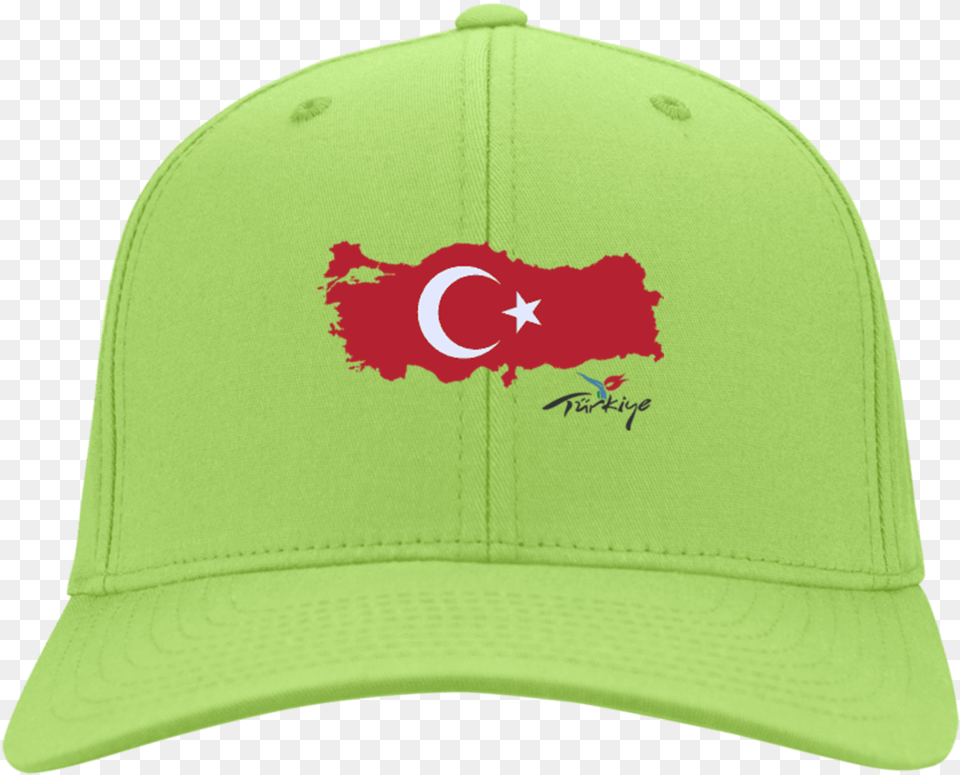 Turkey Flag Port U0026 Co Twill Cap Baseball Cap, Baseball Cap, Clothing, Hat, Helmet Free Png