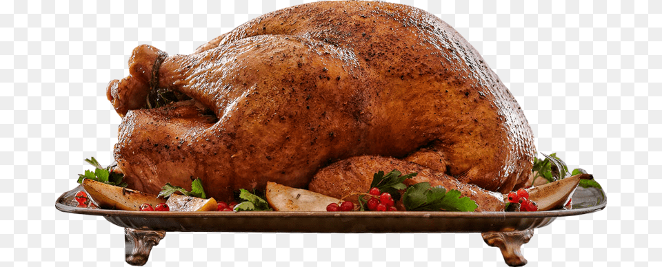 Turkey Food Download With Cooked Thanksgiving Turkey, Dinner, Meal, Roast, Food Presentation Free Transparent Png