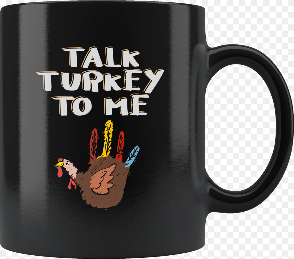 Turkey Hand Talk Tutkey To Me Funny Thanksgiving Beer Stein, Cup, Beverage, Coffee, Coffee Cup Png