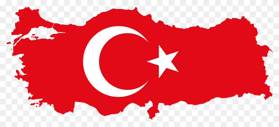 Turkey Map Flag Clipart, Symbol, Dynamite, Weapon Free Png