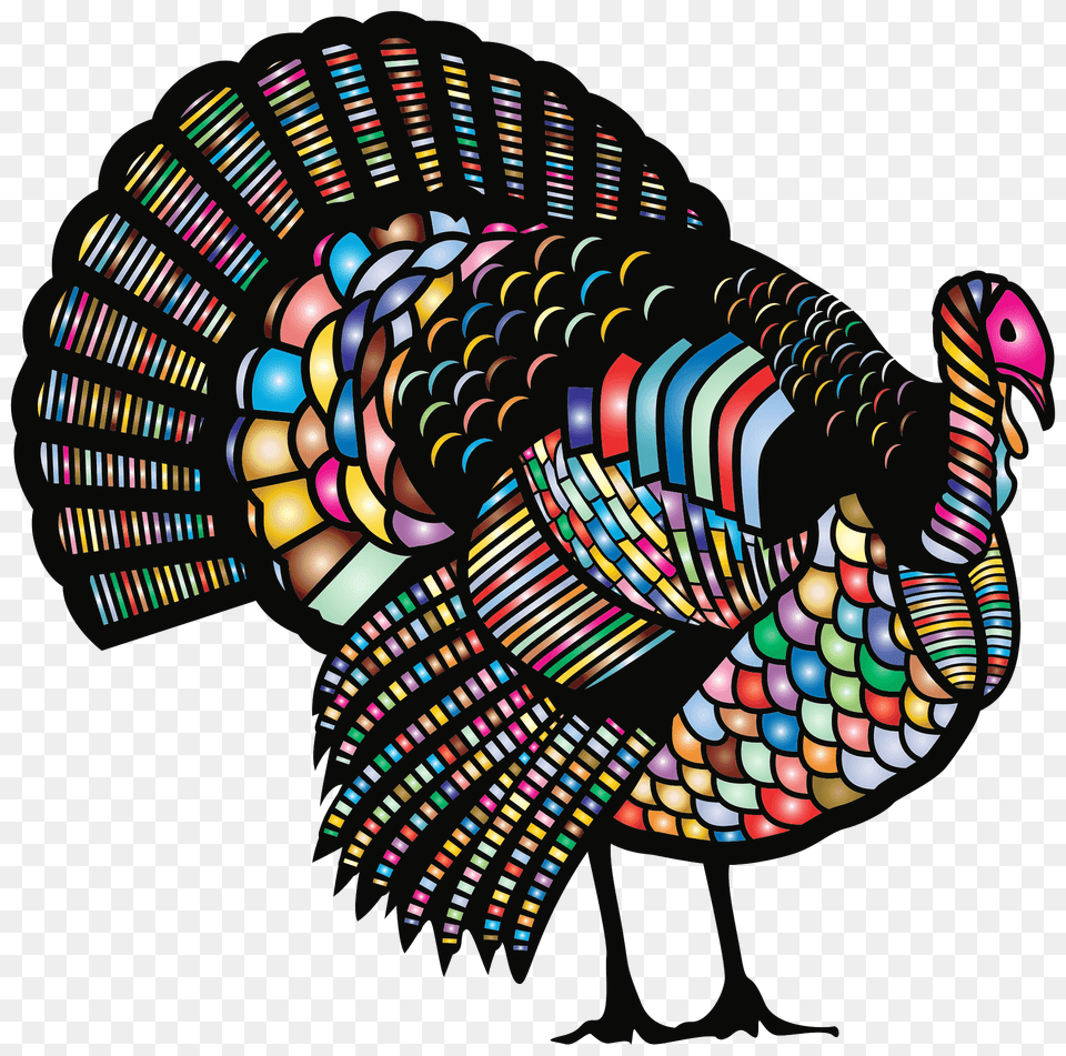 Turkey Mosaic Clipart, Animal, Bird, Fowl, Poultry Free Png