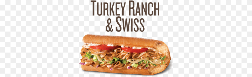 Turkey Ranch Amp Swiss From Quiznos Quiznos Turkey Ranch And Swiss, Food, Lunch, Meal, Sandwich Free Transparent Png