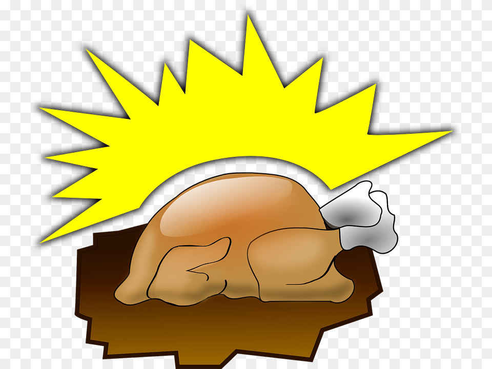 Turkey Roast Broiler Food Thanksgiving Animated Clipart Thanksgiving Turkey, Body Part, Hand, Person, Animal Free Png Download