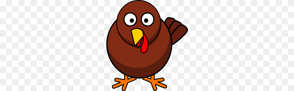 Turkey Round Cartoon Clip Art, Animal, Beak, Bird, Dynamite Free Transparent Png