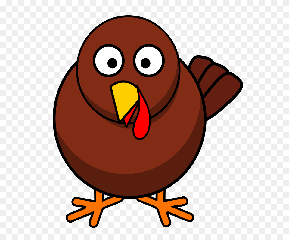Turkey Roundcartoon, Animal, Beak, Bird Free Png Download