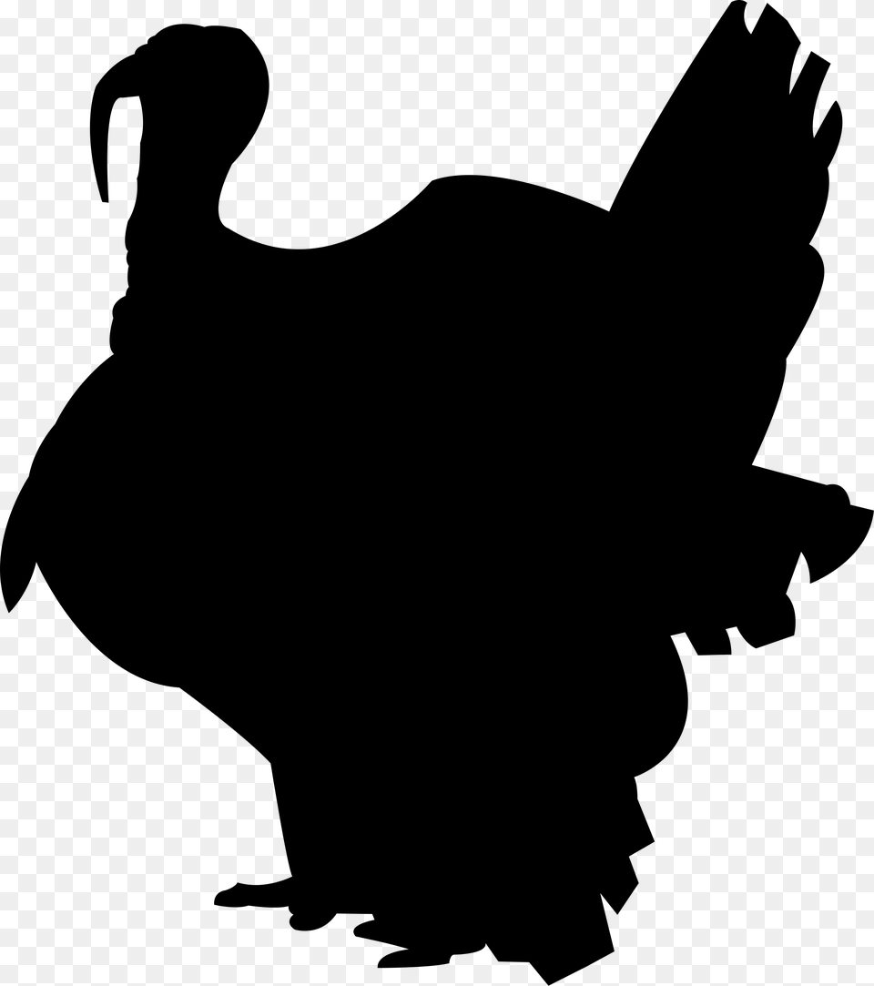 Turkey Silhouette Clip Art Clip Art, Gray Free Png