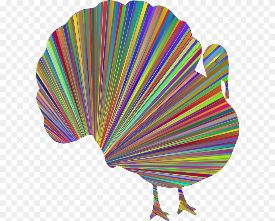 Turkey Silhouette Polyprismatic Rays Illustration, Animal, Bird Free Transparent Png