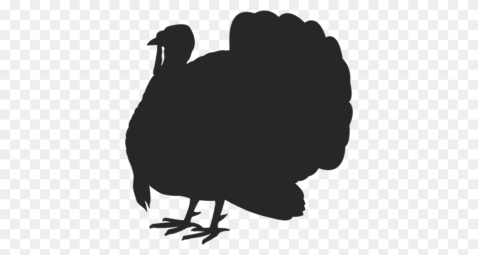Turkey Standing Silhouette, Animal, Bird, Person, Bear Free Png