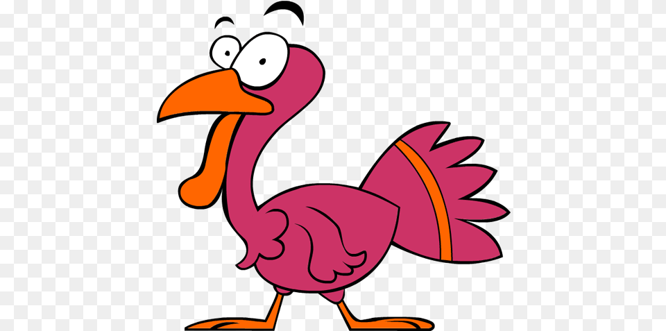 Turkeys Clipart Pink Cartoon, Animal, Beak, Bird, Face Free Transparent Png