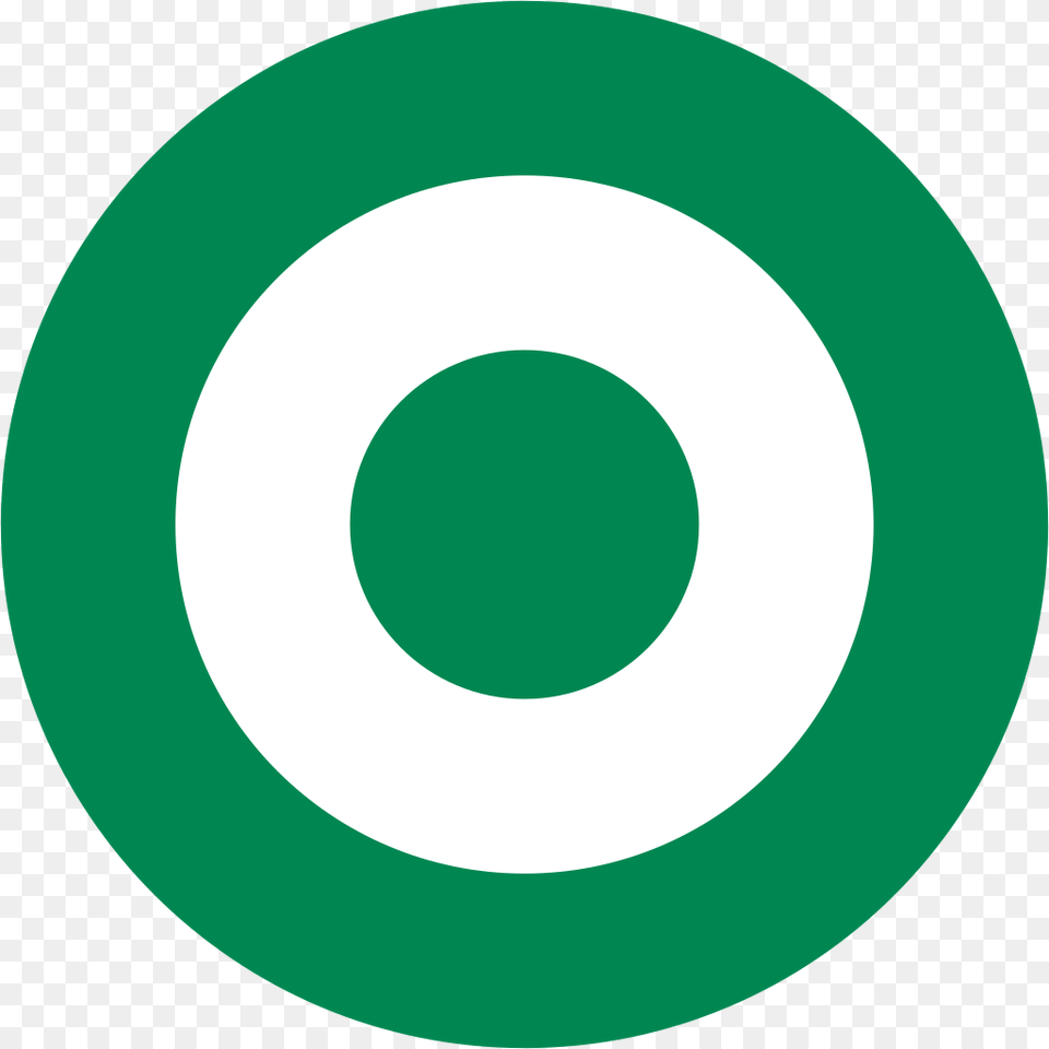 Turkish Air Force Roundel, Green, Disk Free Png Download