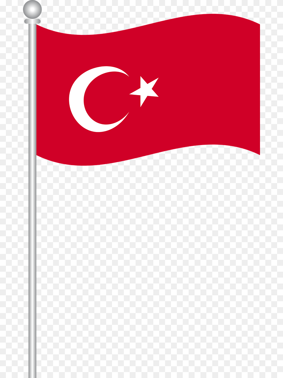 Turkish Flag Clipart, Turkey Flag Png Image