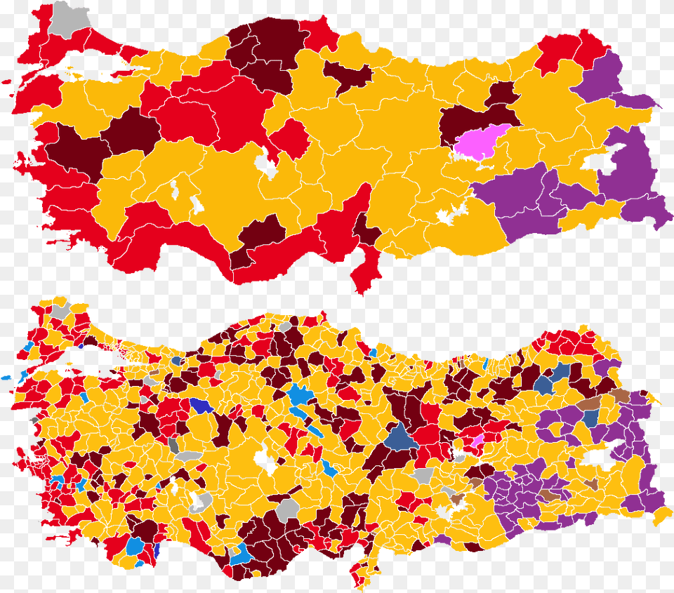Turkish Local Elections 2019, Chart, Plot, Map Free Png