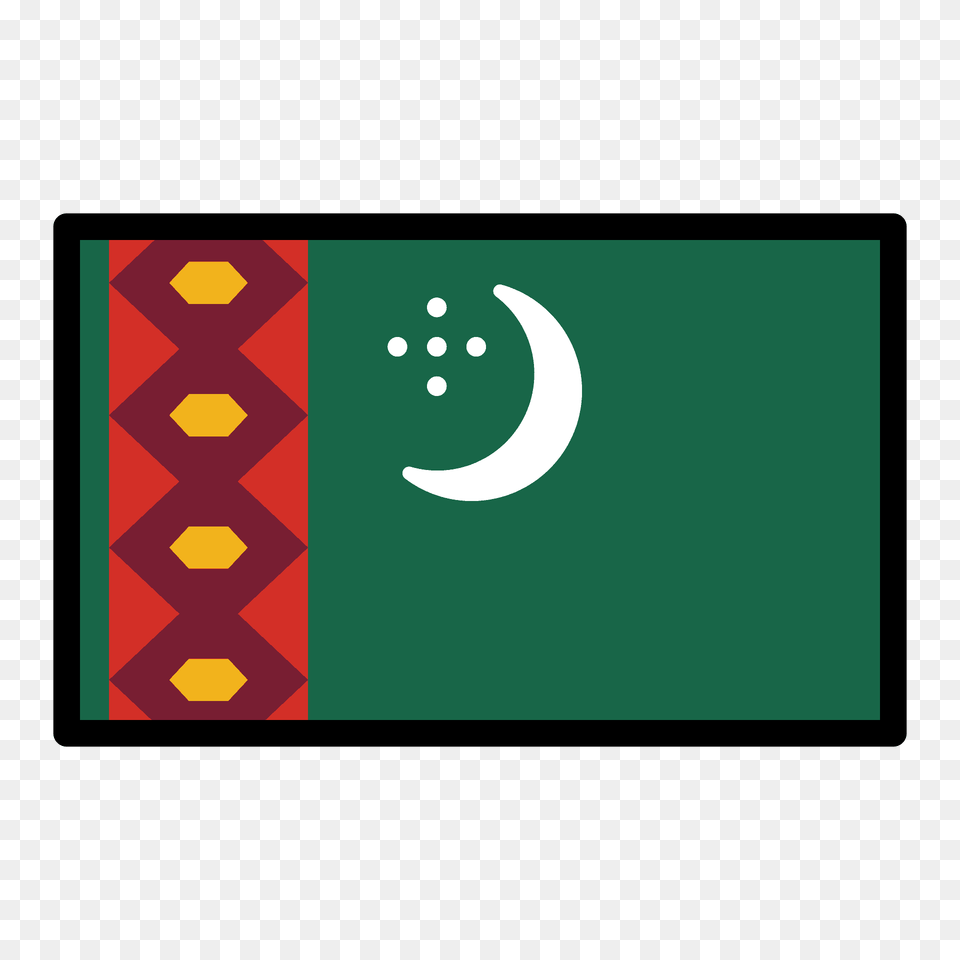 Turkmenistan Flag Emoji Clipart Free Png