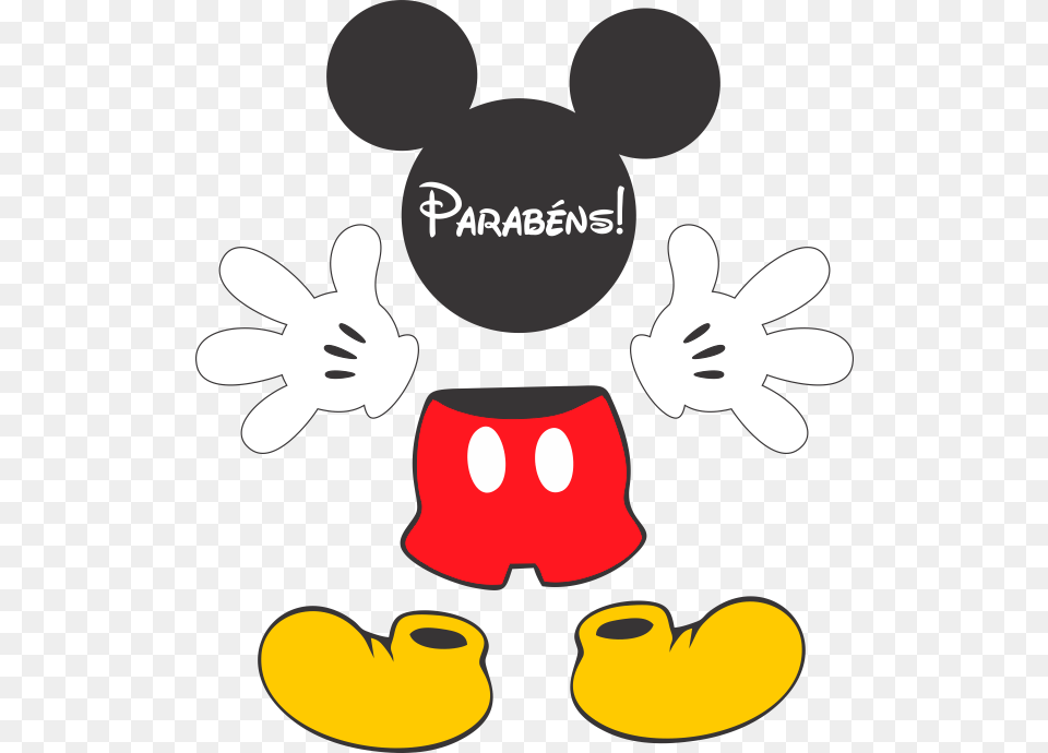 Turma Do Mickey Mikey Para Tubete Personalizado Mickey Mouse Parts Clipart, Head, Person Png Image