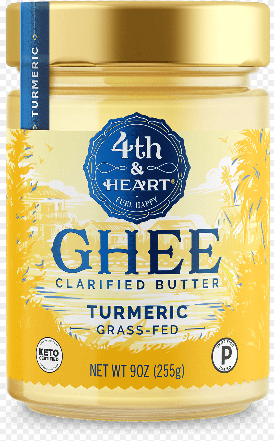 Turmeric 4th Heart Ghee Turmeric, Food, Mustard, Honey Free Png