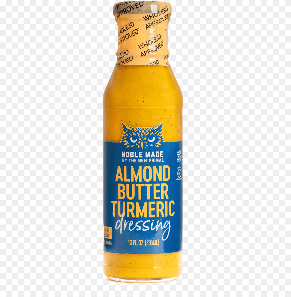 Turmeric Almond Butter Dressing, Food, Mustard, Alcohol, Beer Free Transparent Png