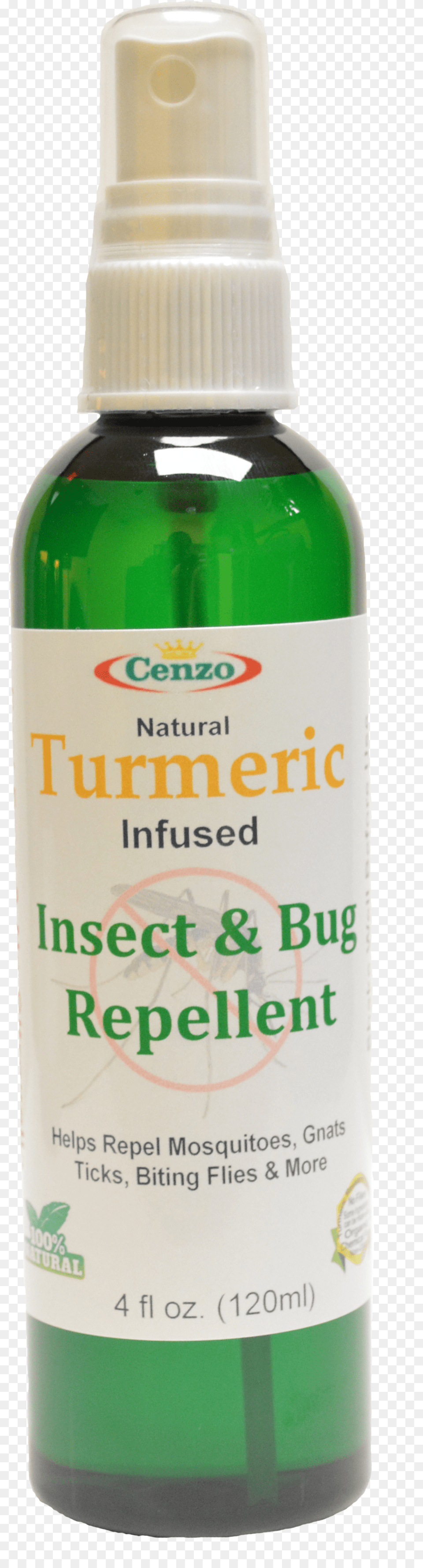 Turmeric Bug Amp Insect Repellent 100 Natural Glass Bottle, Alcohol, Beer, Beverage, Cosmetics Free Transparent Png