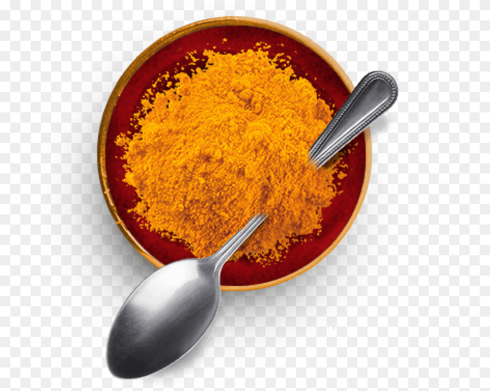 Turmeric Spice Hominy, Cutlery, Spoon, Powder, Bowl Free Transparent Png