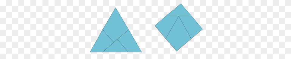 Turn A Triangle Into A Square, Paper, Art Png