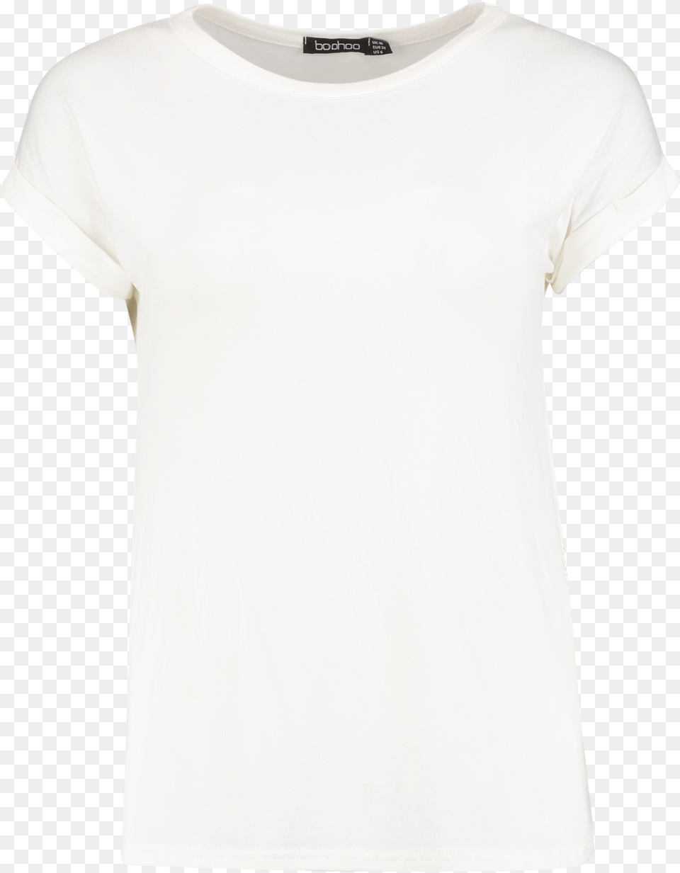 Turn Cuff Basic Tee 8 White Shirt For Design, Clothing, T-shirt Png