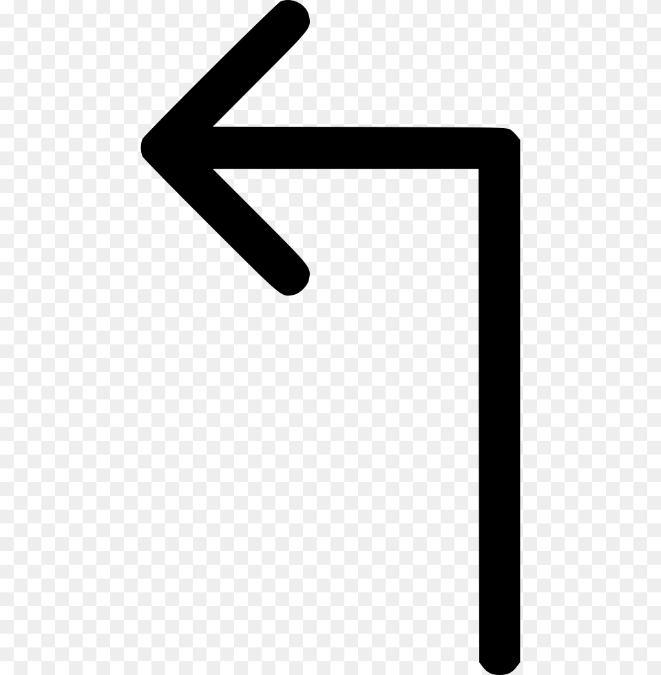 Turn Left Arrow Turn Left Arrow Icon, Sign, Symbol, Road Sign Free Png Download
