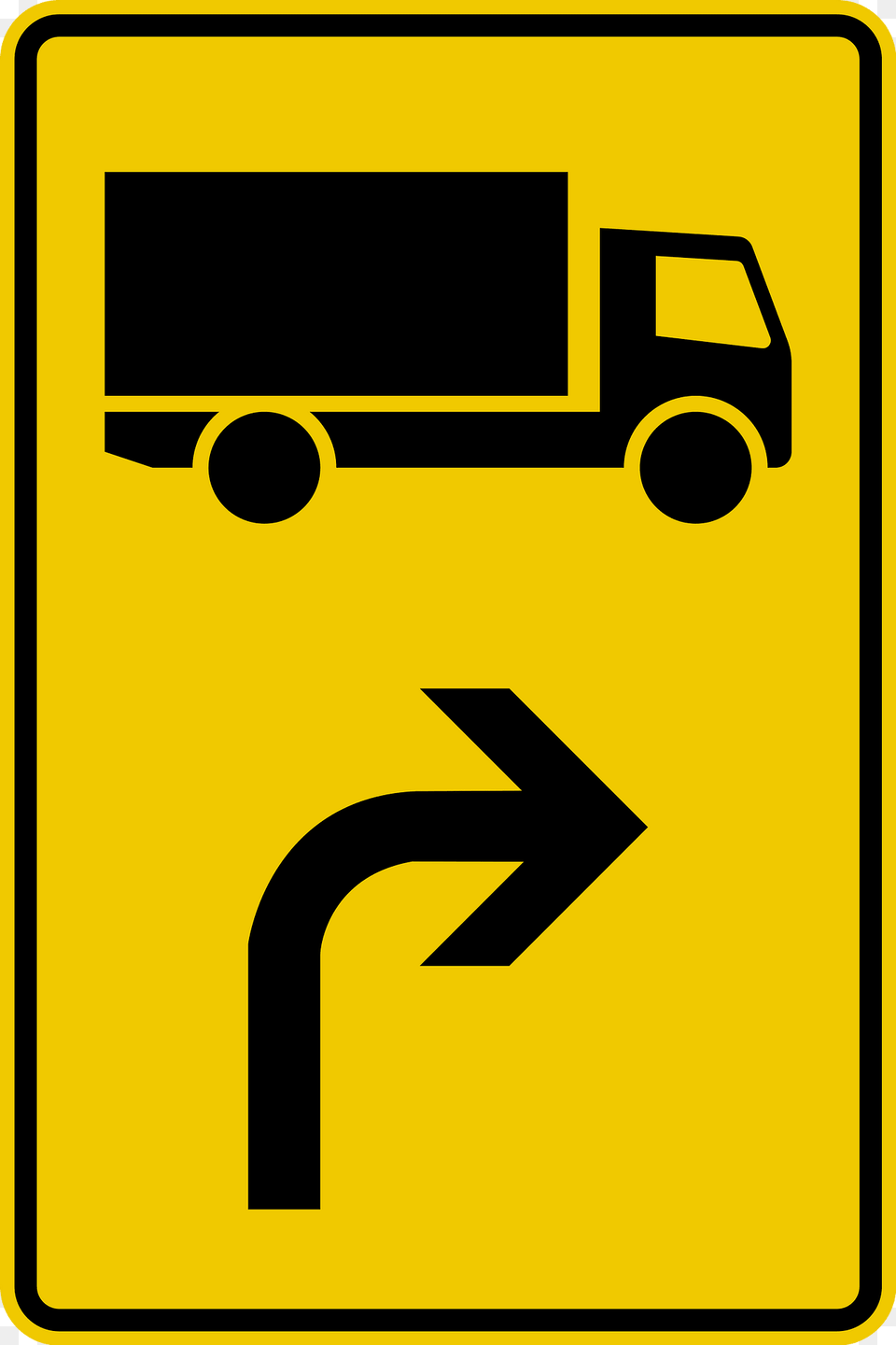 Turn Right Ahead Clipart, Sign, Symbol, Road Sign Png