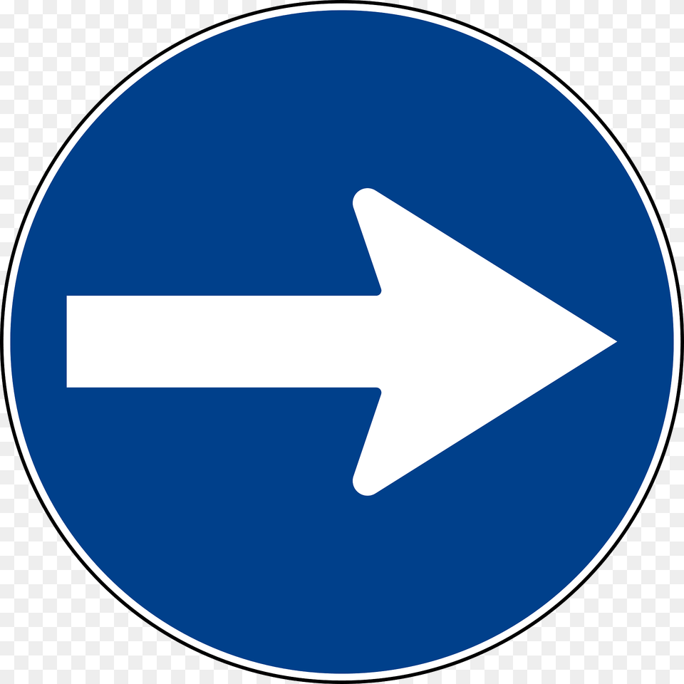 Turn Right Clipart, Sign, Symbol, Road Sign, Disk Free Png