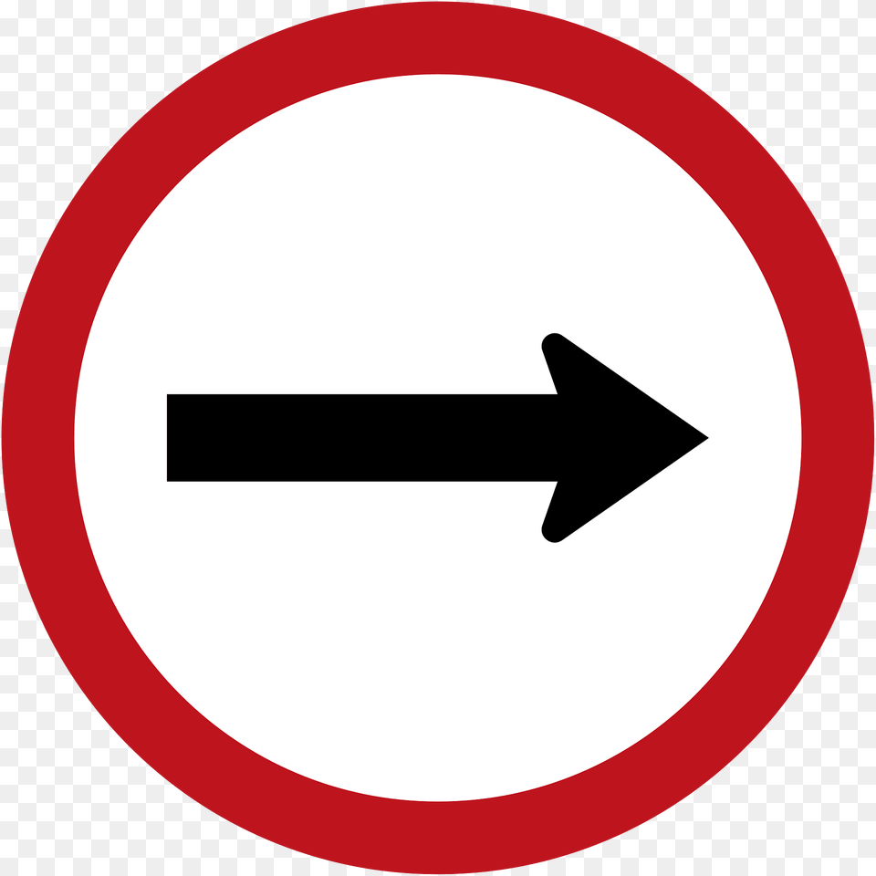 Turn Right Sign In Ireland Clipart, Road Sign, Symbol Free Png