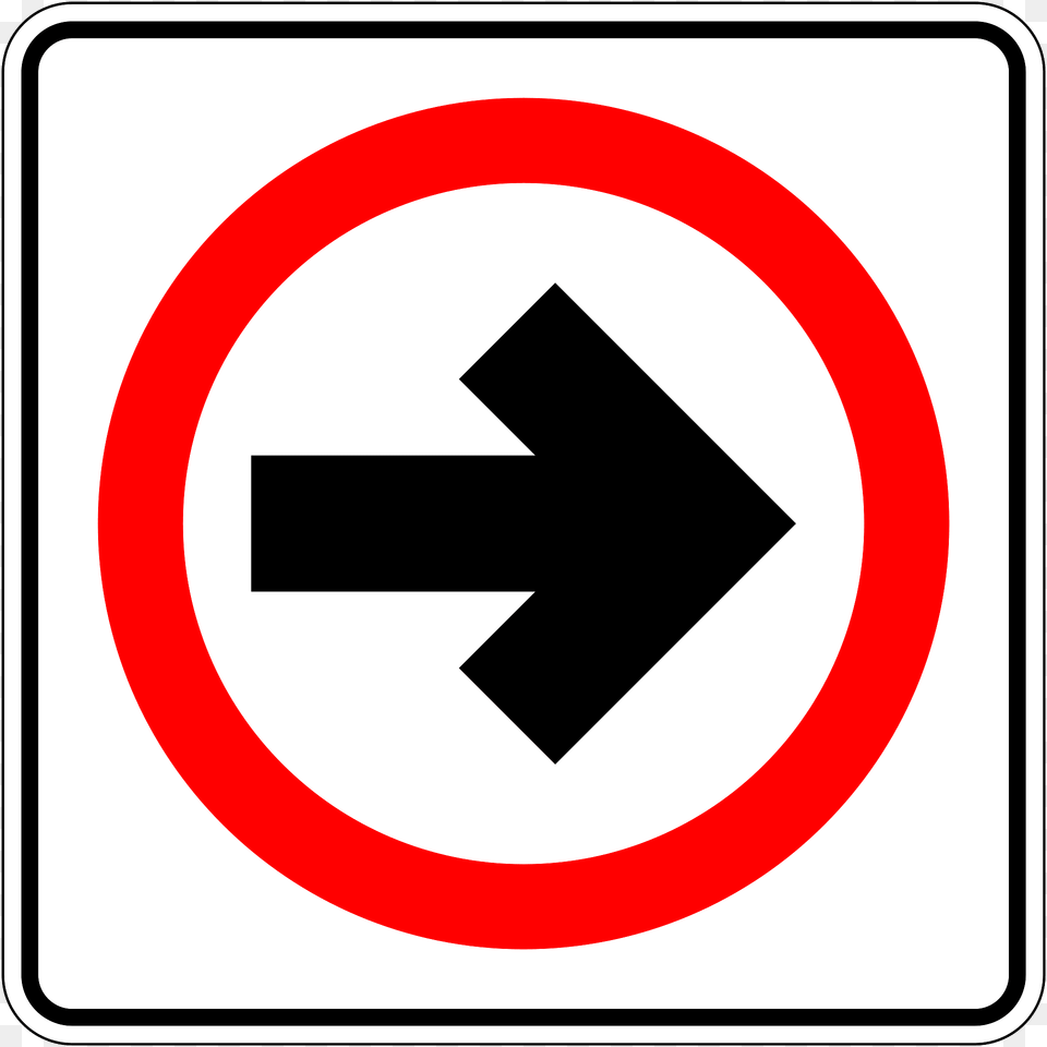 Turn Right Sign In Malaysia Clipart, Road Sign, Symbol Png Image