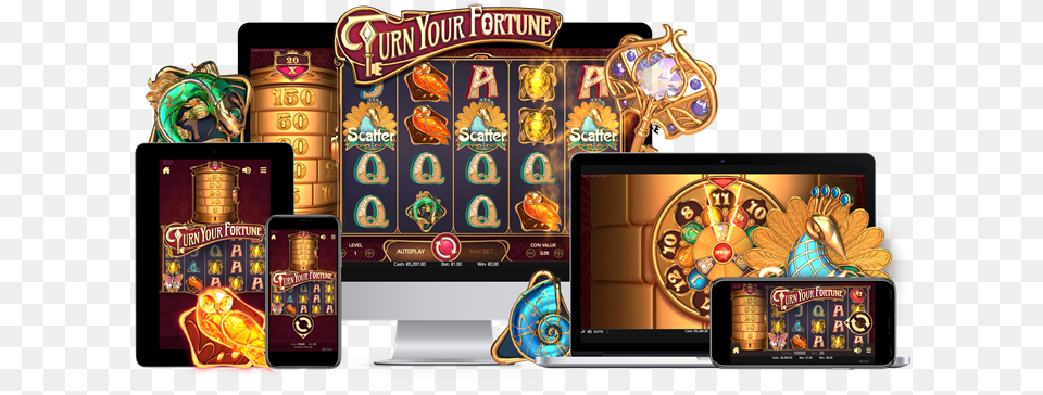 Turn Your Fortune Slot, Gambling, Game, Electronics, Mobile Phone Free Png