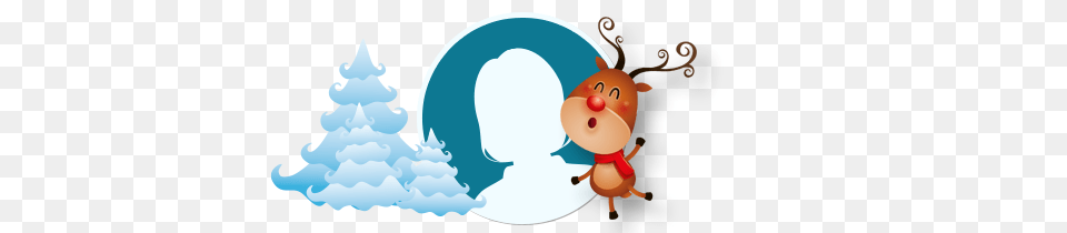 Turn Yourself Into Rudolph The Red Nosed Reindeer, Outdoors, Winter Free Transparent Png