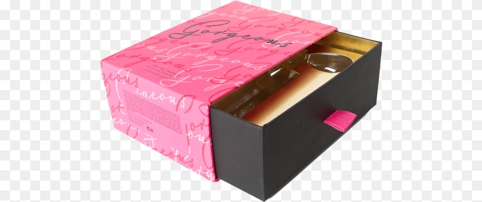Turned Edge Victoria Secret Packaging Box, Drawer, Furniture, Cardboard, Carton Free Png