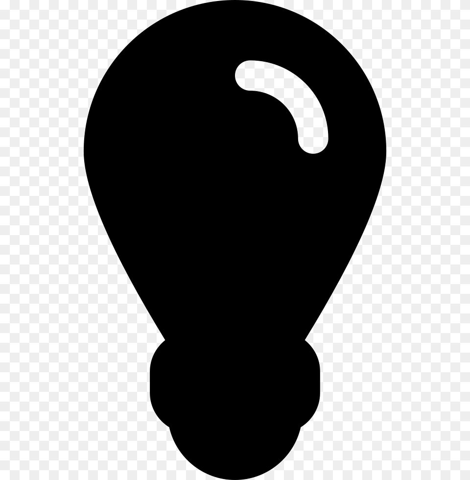 Turned Off Lightbulb With Shine Mickey Mouse Head Template, Silhouette, Stencil, Lighting, Light Png