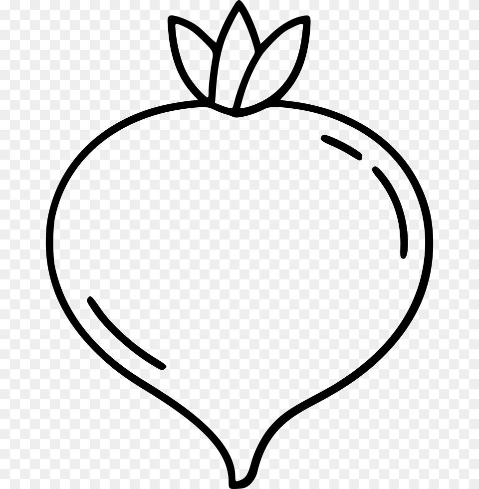 Turnip Icon Download, Stencil, Food, Fruit, Plant Free Transparent Png