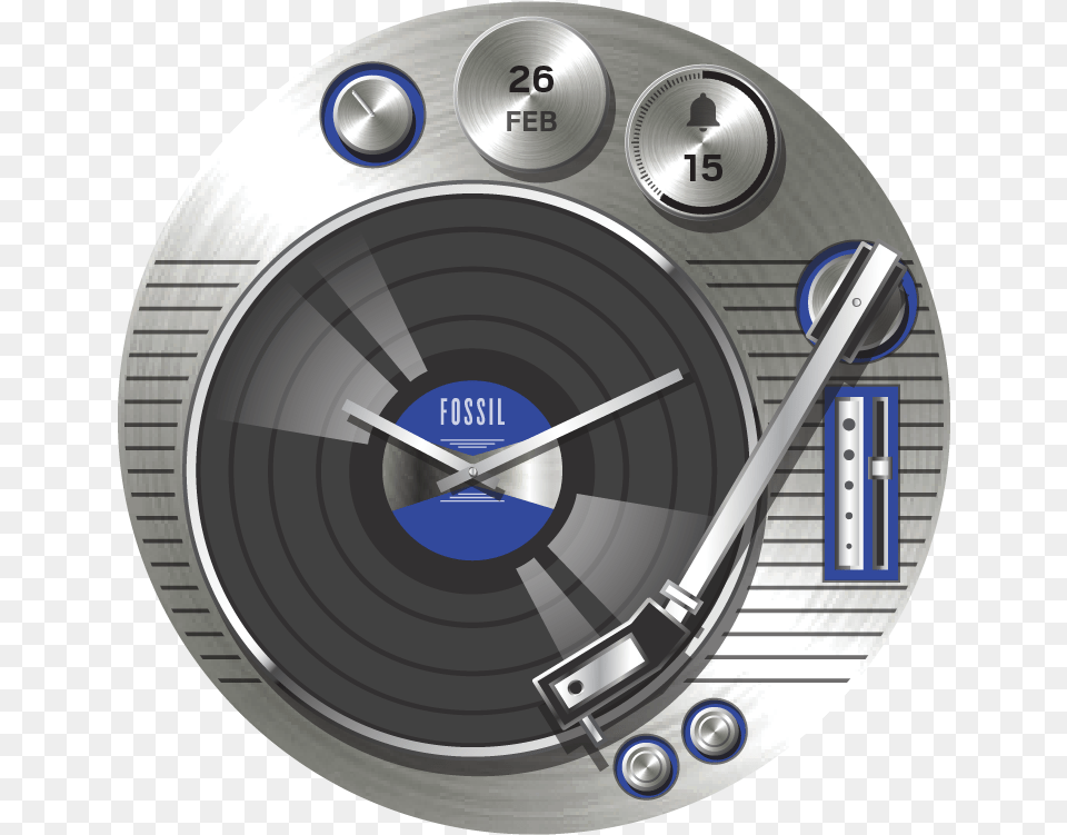 Turntable Digital Watch Face Ryan Circle, Disk, Clock, Wall Clock Free Transparent Png