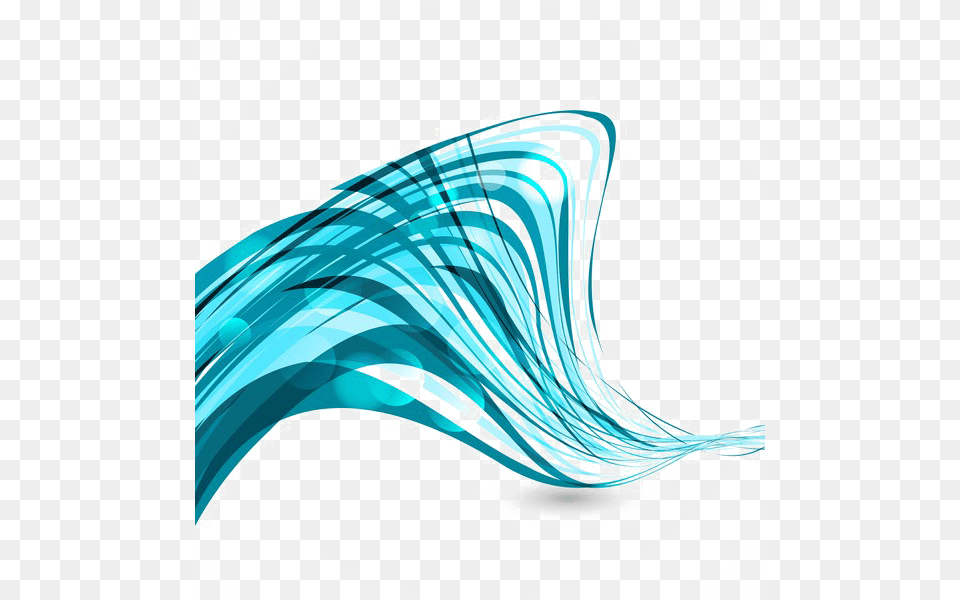 Turquoise Abstract Lines Image Technology Vector Design, Art, Graphics, Floral Design, Nature Free Png