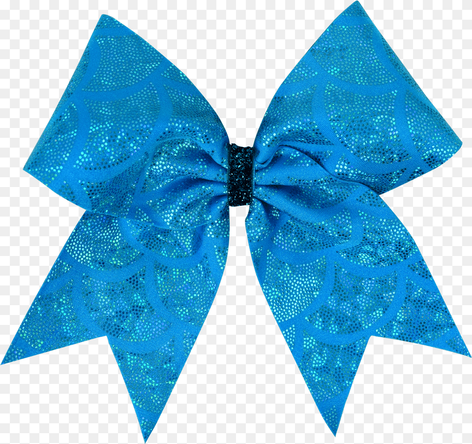 Turquoise Blue Mermaid I Love Cheer Hair Bow Hair Bow Transparent Background, Accessories, Formal Wear, Tie, Bow Tie Png Image