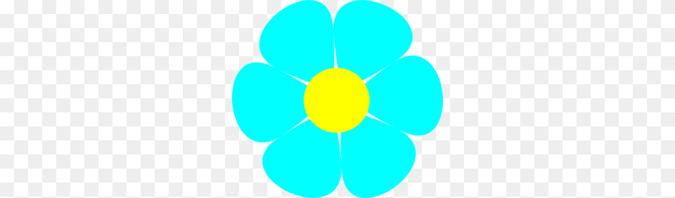 Turquoise Clipart Turquoise Flower, Anemone, Petal, Plant, Daisy Free Png Download