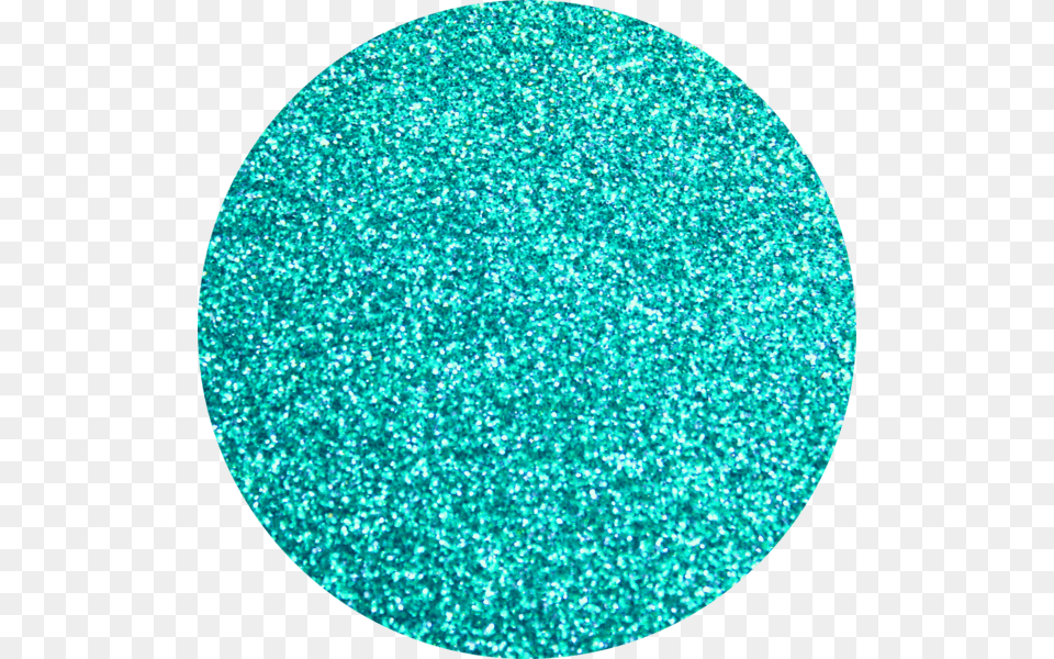 Turquoise Glitter Circle, Astronomy, Moon, Nature, Night Free Png Download