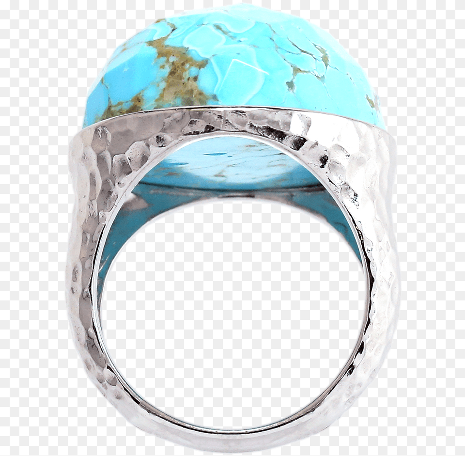 Turquoise Globe Titanium Ring, Accessories, Jewelry, Gemstone, Head Free Png