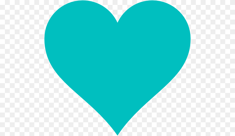 Turquoise Heart, Balloon Png Image
