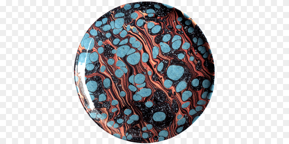 Turquoise Marble Dinner Plate Marble, Food, Pottery, Meal, Dish Free Png Download